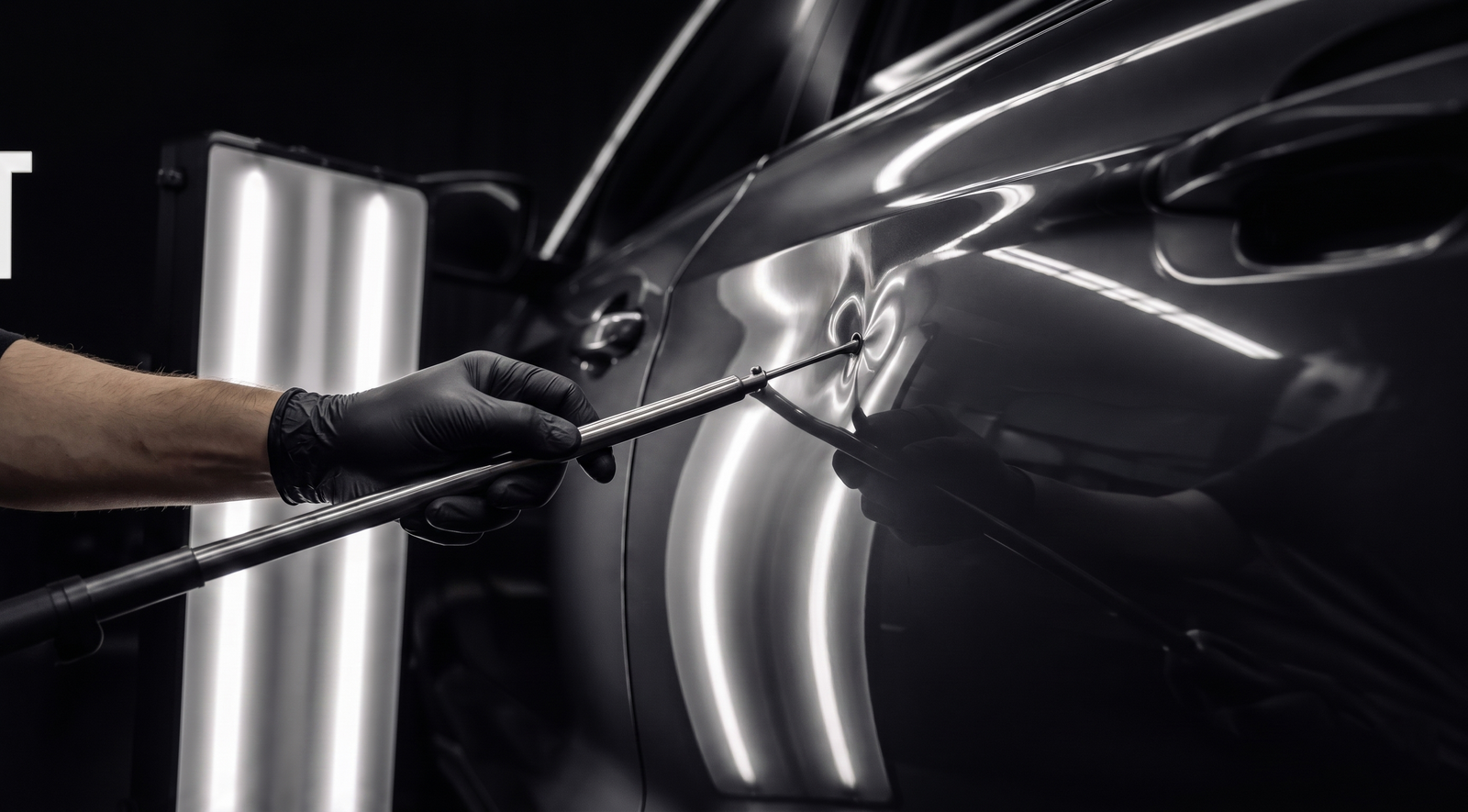 Paintless Dent Removal process